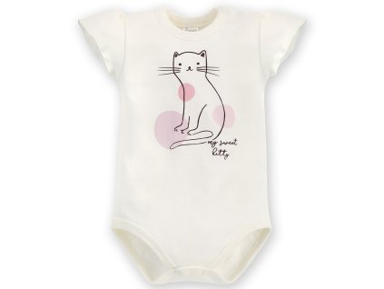 PINOKIO PINOKIO Body krátky rukáv Cat Sweet cherry veľ. 62