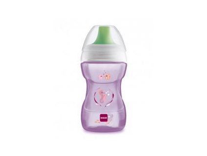 MAM MAM Hrnček na učenie Fun to drink cup Deep sea 270 ml, 8+ m ružový