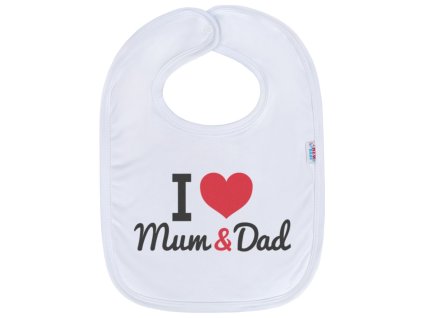 New Baby Podbradník - I love Mum&Dad