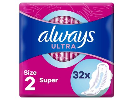 ALWAYS ALWAYS Ultra Super Vložky hygienické 32 ks