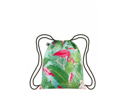 loqi wild flamingos backpack