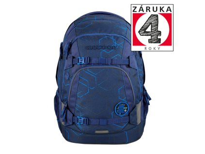 Školský ruksak coocazoo MATE, Blue Motion, certifikát AGR