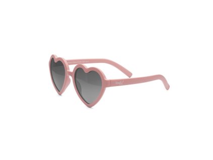 okuliare real kid shades 2heart pudrovo ruzova