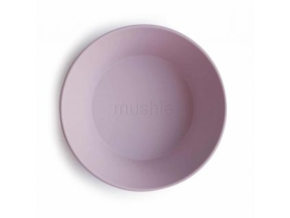 Mushie okruhla miska SoftLilac