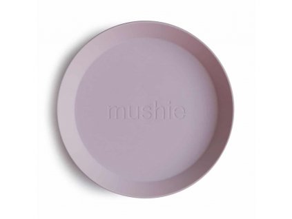 Mushie okruhly tanier softlilac