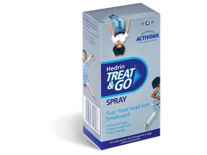 HEDRIN Treat & Go.100 ml + hrebeň