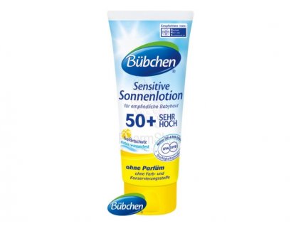 Bübchen mlieko na opaľovanieSensitive LSF 50+, 100ml