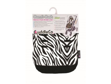 CuddleCo podložka z pamäťovej peny Comfi-Cush - zebra