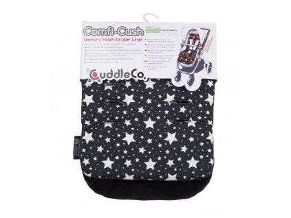 CuddleCo podložka z pamäťovej peny Comfi-Cush - stars