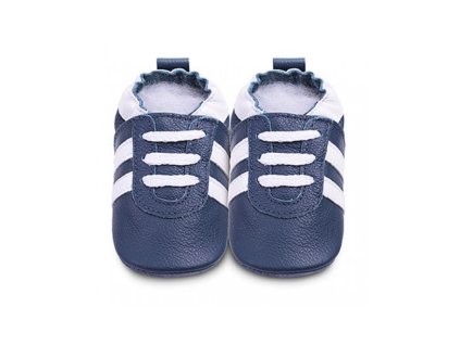 Shooshoos kožené capačky Sport Navy/white veľ. S