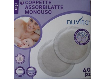 Nuvita - Jednorázové prsné vložky 40 ks