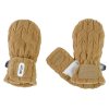 LODGER rukavice Mittens Empire Fleece Dark Honey1