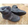 D.D.STEP Zimné kožené topánky W040 black