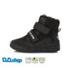D.D.STEP Zimné kožené topánky W040 black