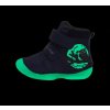 D.D.Step Kožené zimné topánky fosforeskujúce W015 sova - bermuda blue