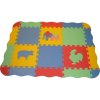 MALÝ GÉNIUS Penový koberec 36 - MAXI a 9 - XL VLNA / Súprava zakončovacích dielov - Mix farieb