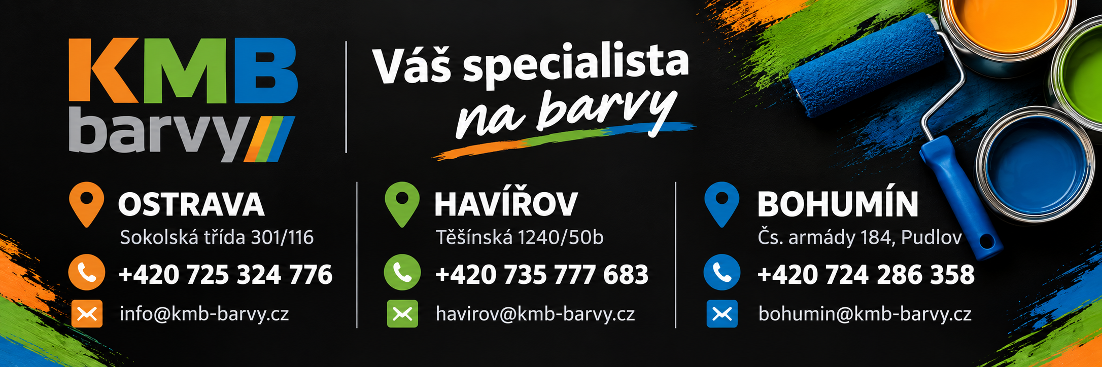 KMB barvy - Váš specialista na barvy