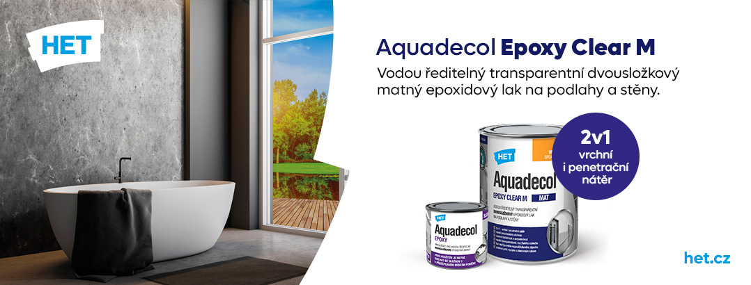 Epoxidové laky HET Aquadecol Epoxy