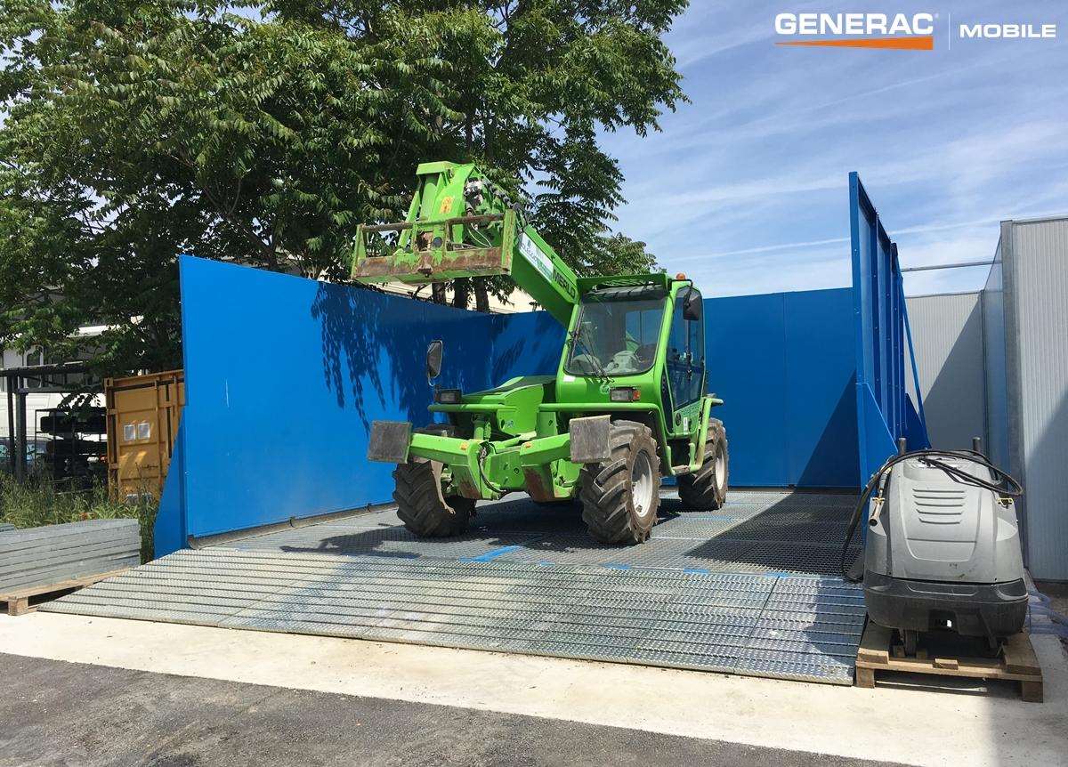 Mytí stavebních strojů a mechanizace