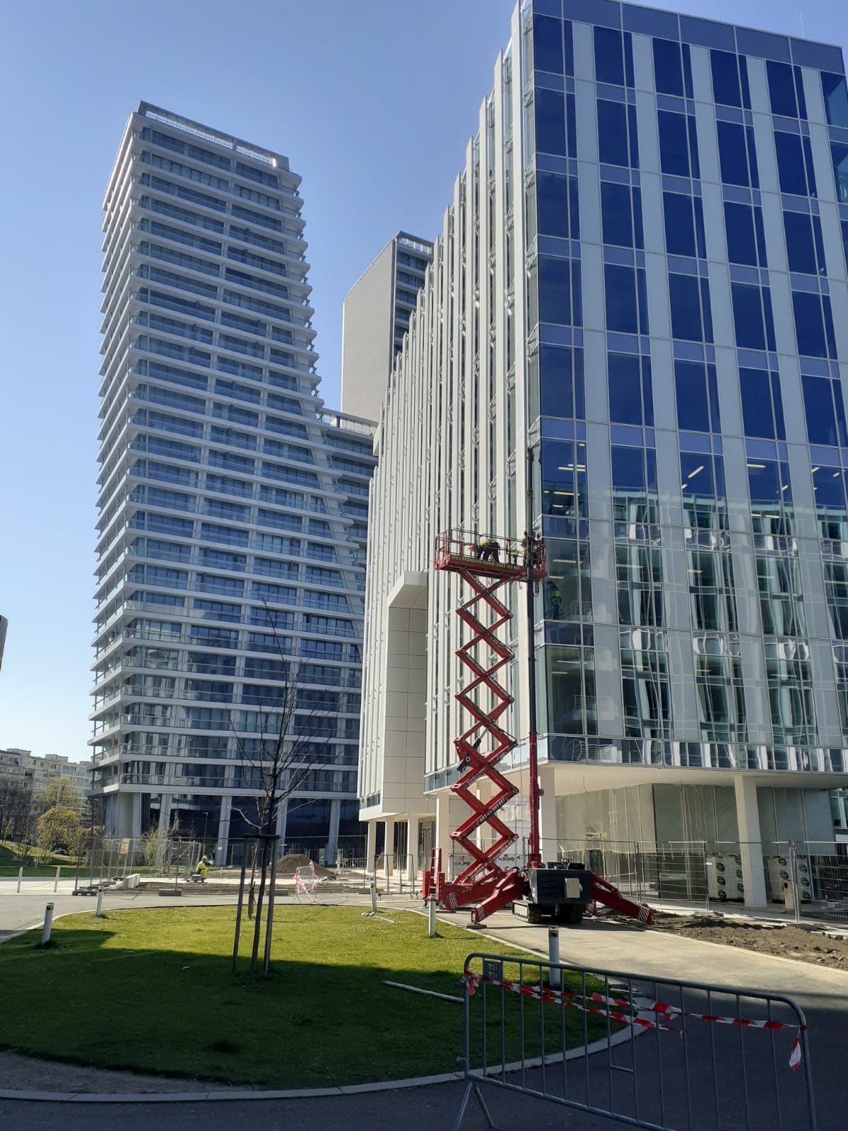 Výměna skel na Parkview