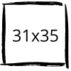 31x35