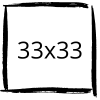 33x33