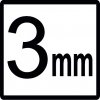 3 mm