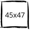 45x47