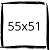 55x51