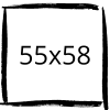 55x58