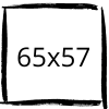 65x57