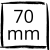 70 mm