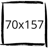 70x157