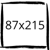 87x215