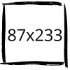 87x233