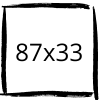87x33
