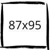 87x95