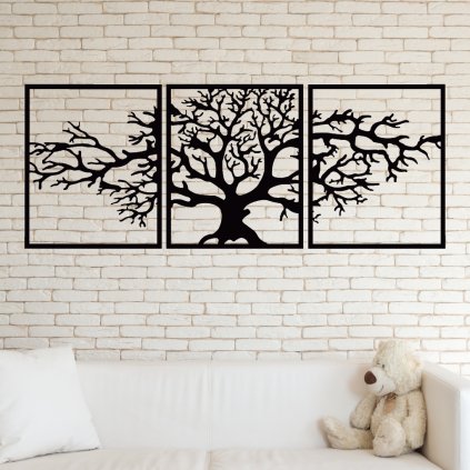 Drevená dekorácia na stenu strom života - Strom lásky