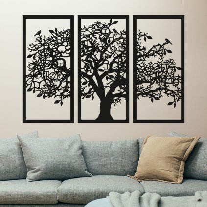 Drevená dekorácia na stenu strom života - Strom pokoja