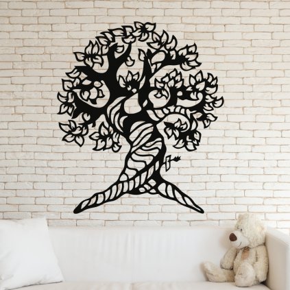Drevená dekorácia na stenu strom života - Tree malen