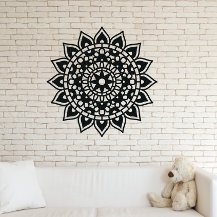 Drevená mandala na stenu - Normae