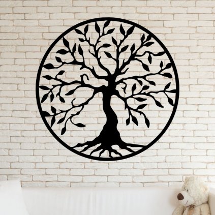 Drevený strom života na stenu - Vita