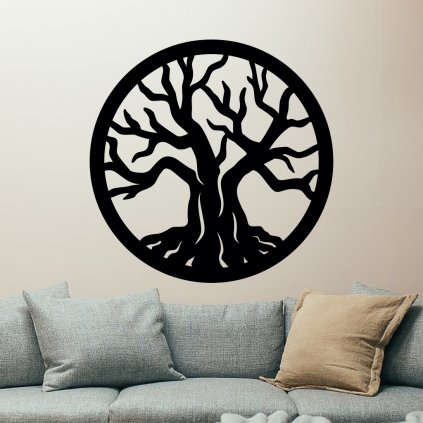 Drevená dekorácia na stenu strom života - Tion