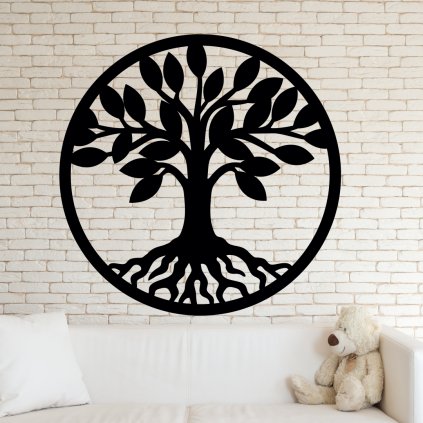 Drevená dekorácia na stenu strom života - Pact