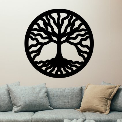 Drevená dekorácia na stenu strom života - Fie