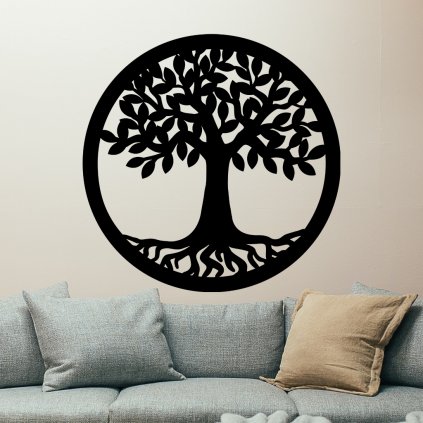 Drevená dekorácia na stenu strom života - Ila