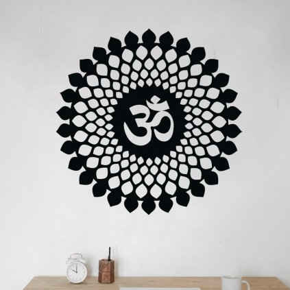 Drevená mandala na stenu - Wooden