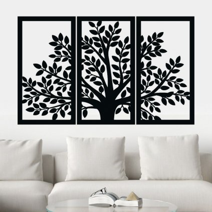 Drevená dekorácia na stenu strom života - Ener