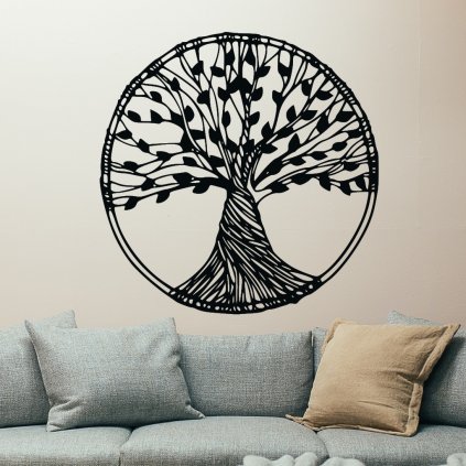 Drevená dekorácia na stenu strom života - Unique