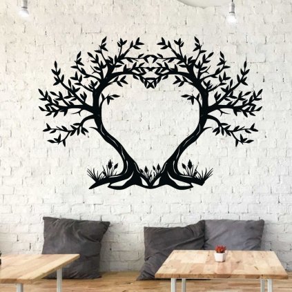 Drevená dekorácia na stenu strom života - Hyst